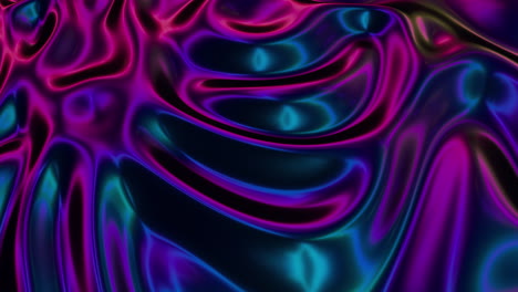 Abstract-drapery-folds-silk-or-satin-fabric-texture-iridescent,-shiny-and-pearlescent-background